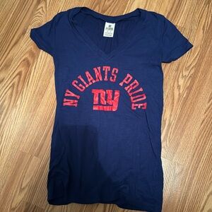 Victoria secret PINK NY Giants shirt size XS